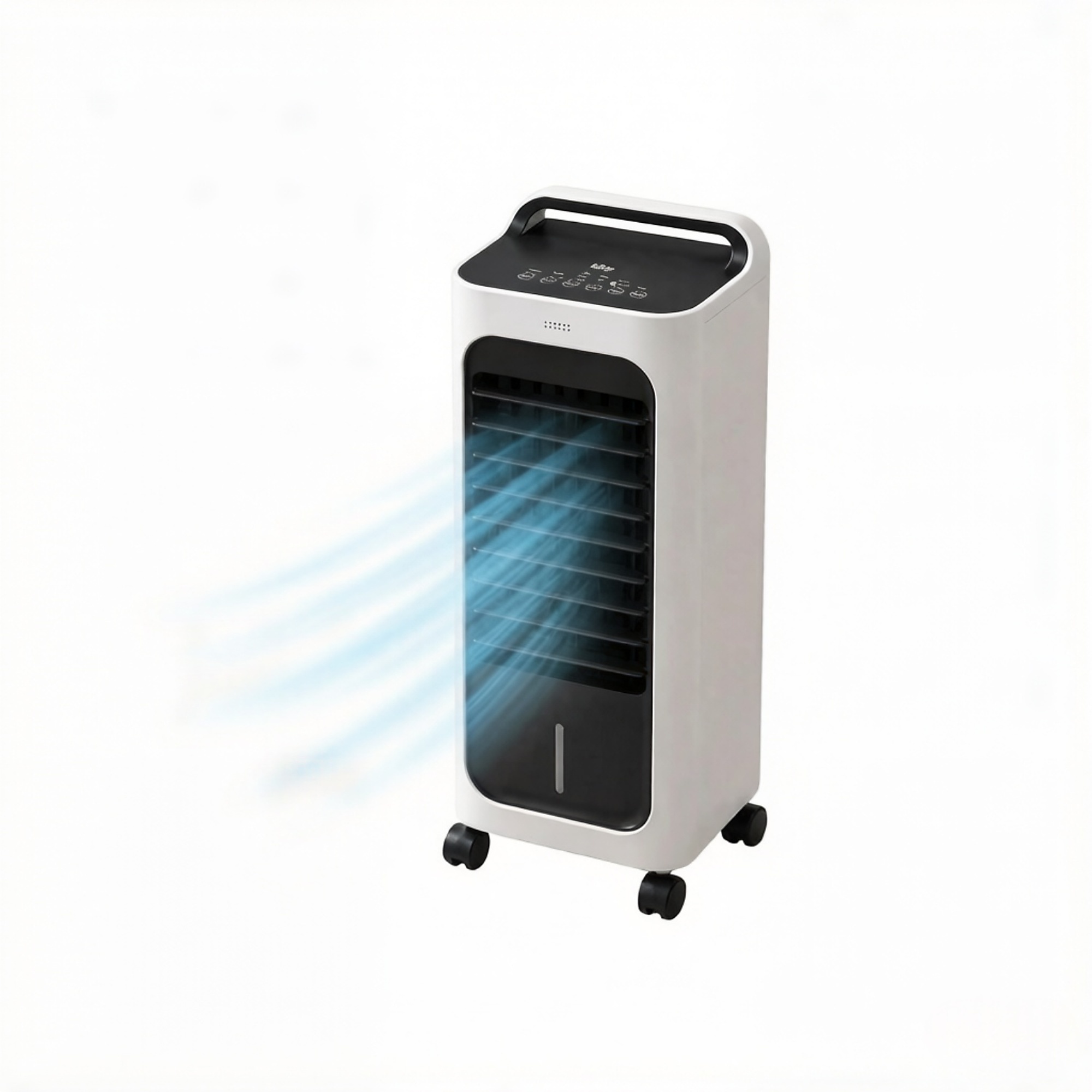 EdenDirect 265 CFM 3-Speed white Portable Evaporative Air Cooler with Remote, 12H Timer, 1.3Gal Tank and 2 Ice Packs